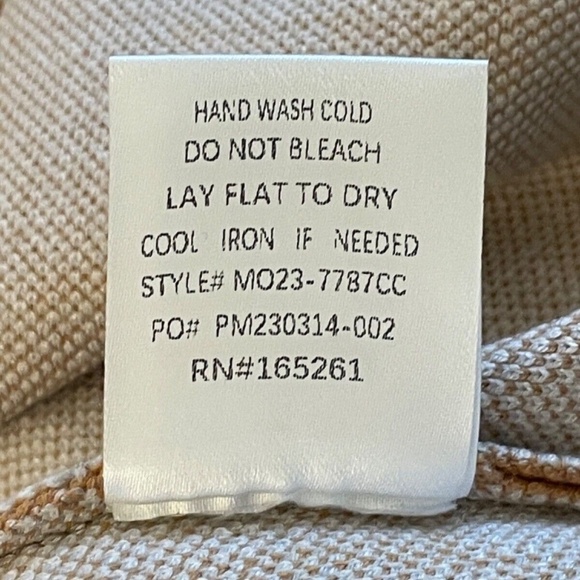 Camille & Co Womens Knit Mod Floral Retro Sweater Brown/Cream/Grey Size Small - Picture 4 of 6